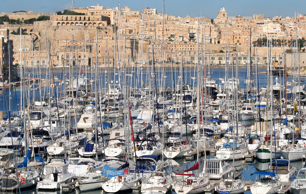 Yacht Marina; Dockyard Creek, Grand Harbour, Malta