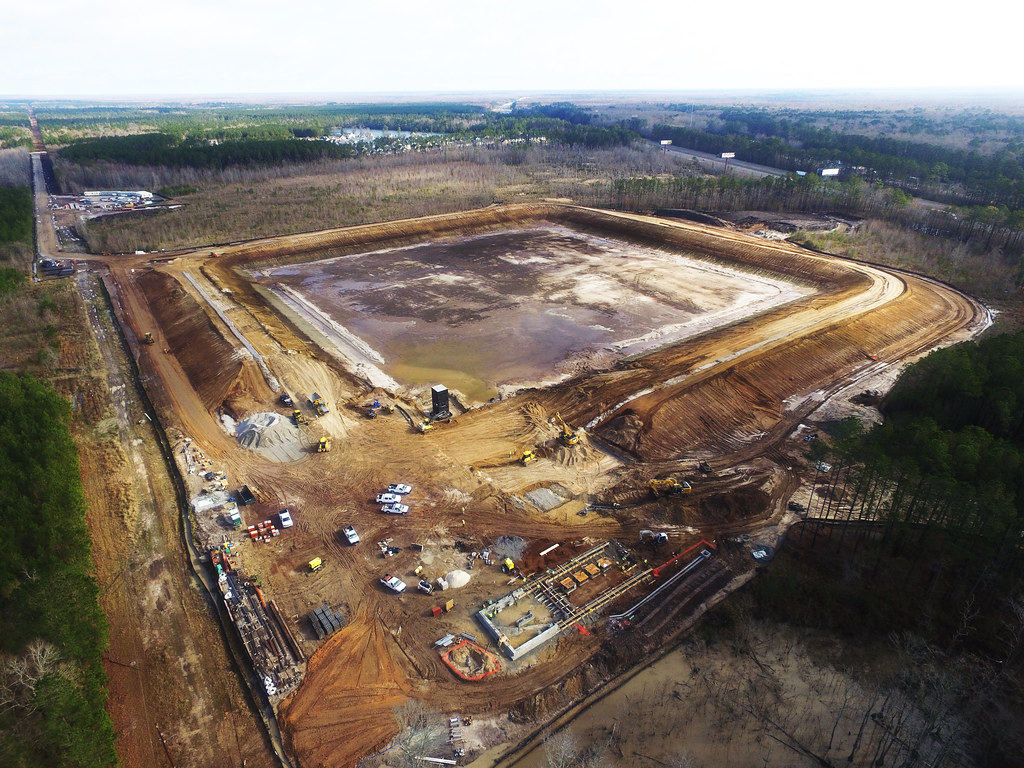 Raw Water Storage Impoundment - Savannah Harbor Expansion Project - 60% completion