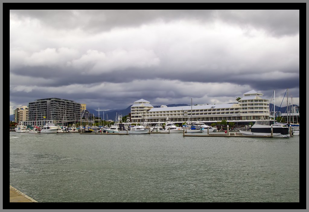 Rain Clouds over Cairns Marina-1=
