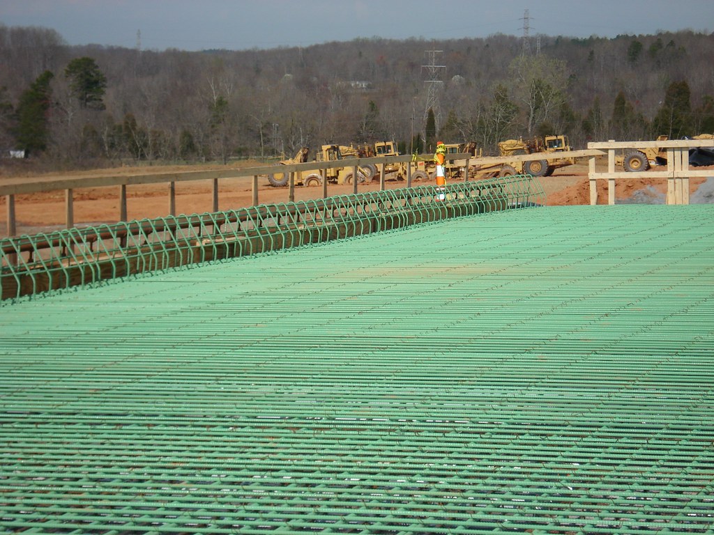 Crews Build Surface of New Belmont Road Bridge in Davidson County