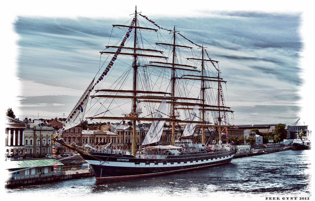 Барк 'Крузенштерн'. Barque Kruzenshtern.