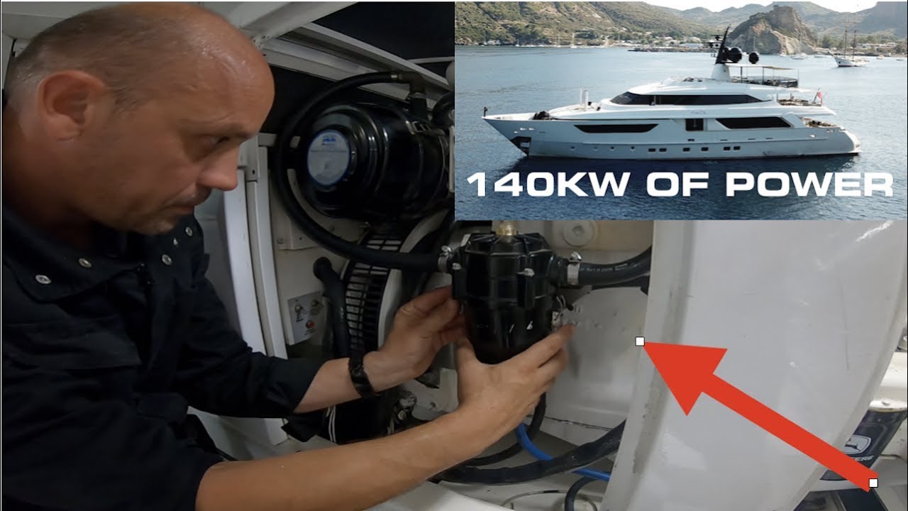 How To Service A Marine Diesel Generator - Super Yacht Edition (Captain’s Vlog 99)
