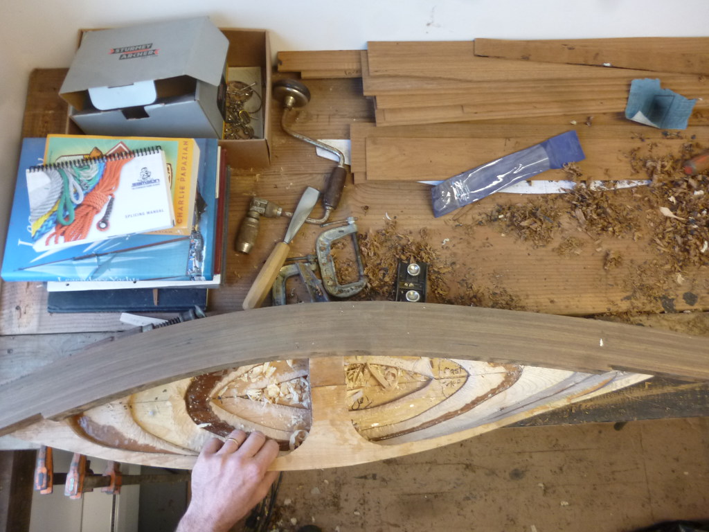 Overlay of deck on hull