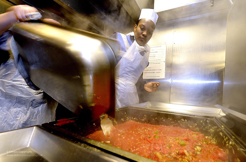 Royal Navy Chefs at Work